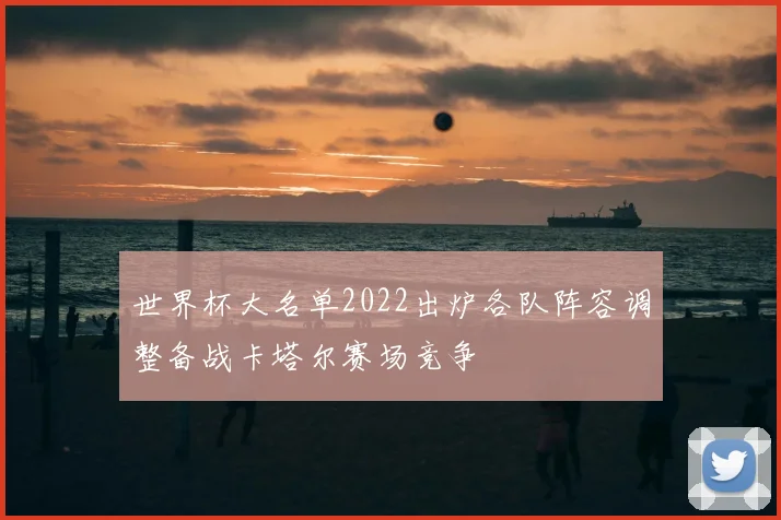 世界杯大名单2022出炉各队阵容调整备战卡塔尔赛场竞争