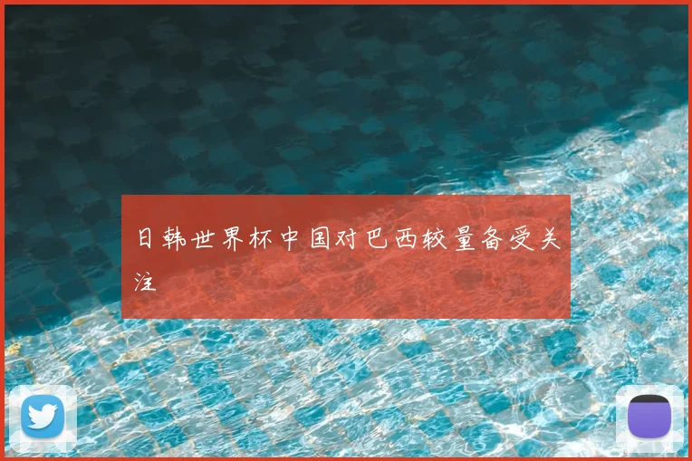 日韩世界杯中国对巴西较量备受关注
